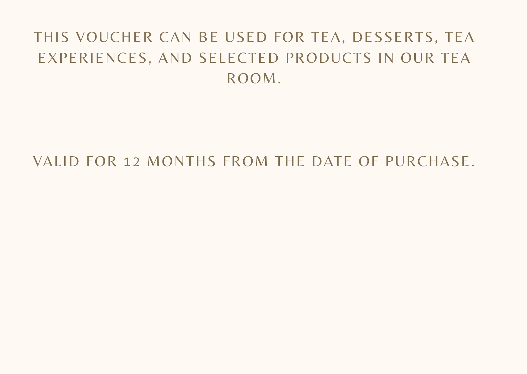 GIFT VOUCHER
